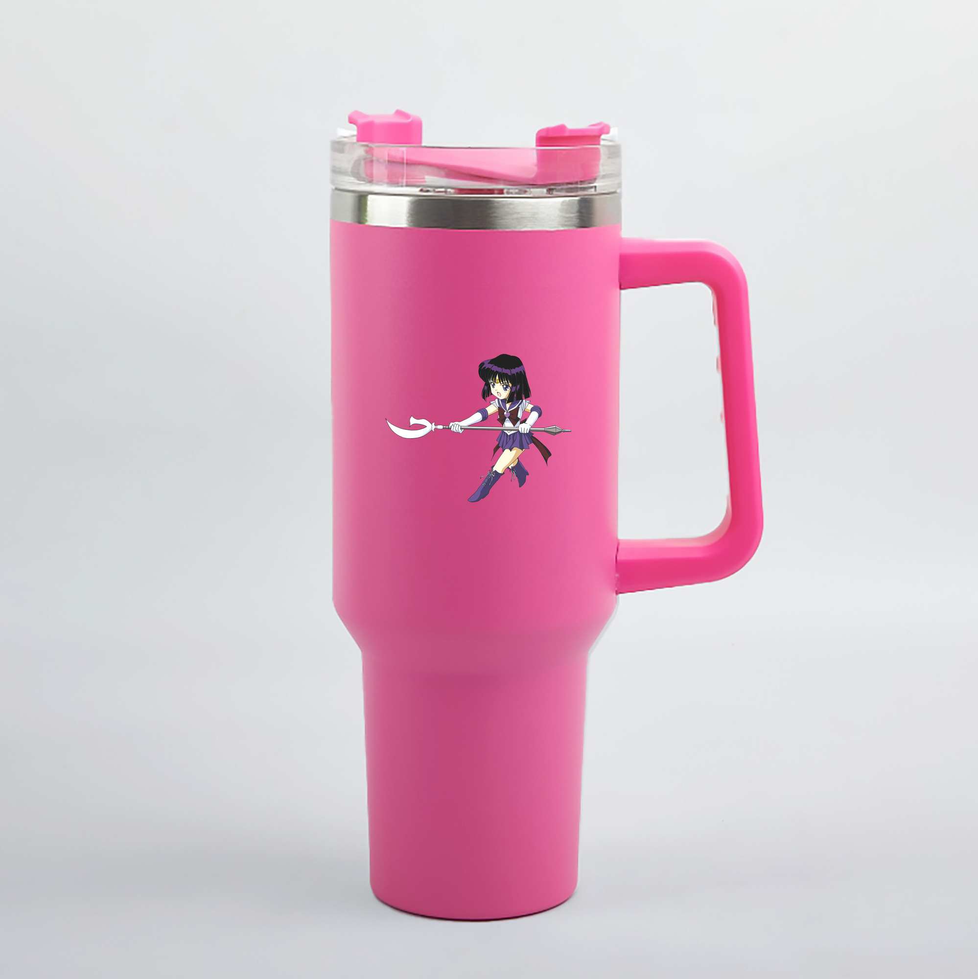（画像用） 美少女戦士セーラームーン 土萠ほたる Sailor Moon Tomoe Hotaru （セーラーサターン；Sailor Saturn） 1200mL車用タンブラー（カラープリント）